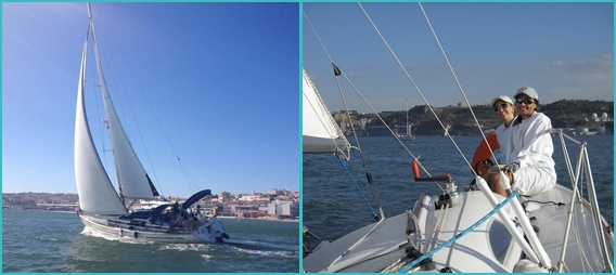 sailing in Lisbon