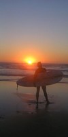 the end of a great day's surfing