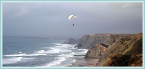 paragliding in the Algarve